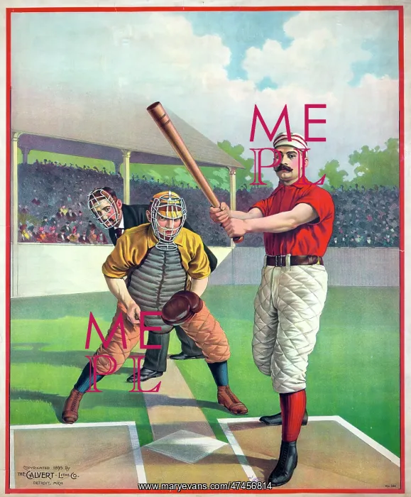 : Full sheet base ball poster no. 281 : Full sheet base ball poster no. 281