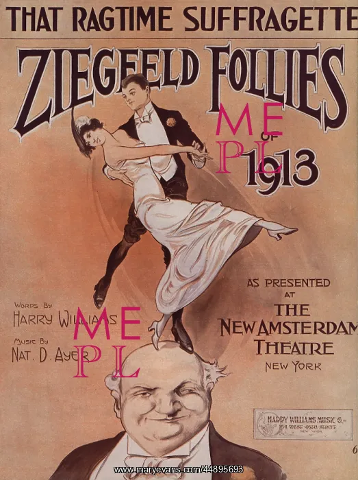 : Sheet Music That Ragtime Suffragette : Sheet Music That Ragtime Suffragette