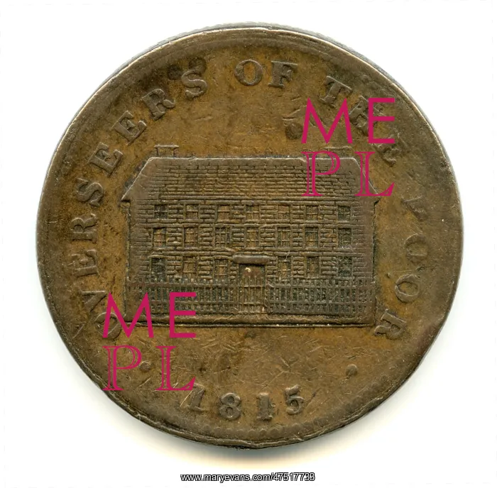: Sheffield Workhouse Token, 1815 : Sheffield Workhouse Token, 1815