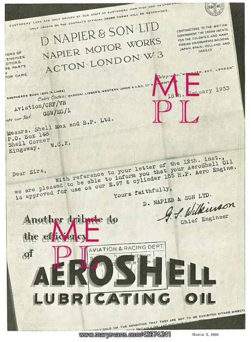  : Shell Aeroshell Napier