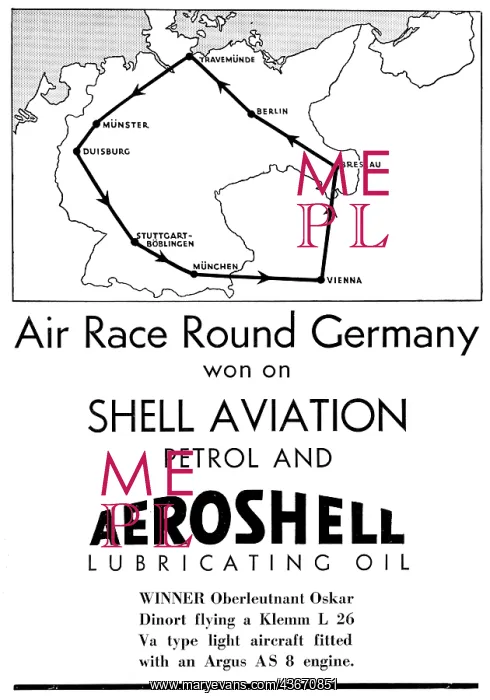  : Shell Aeroshell Oil 1931
