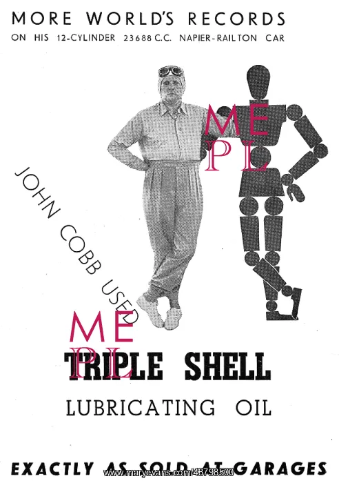 : Shell Aviation Triple Shell Oil: John Cobb : Shell Aviation Triple Shell Oil: John Cobb
