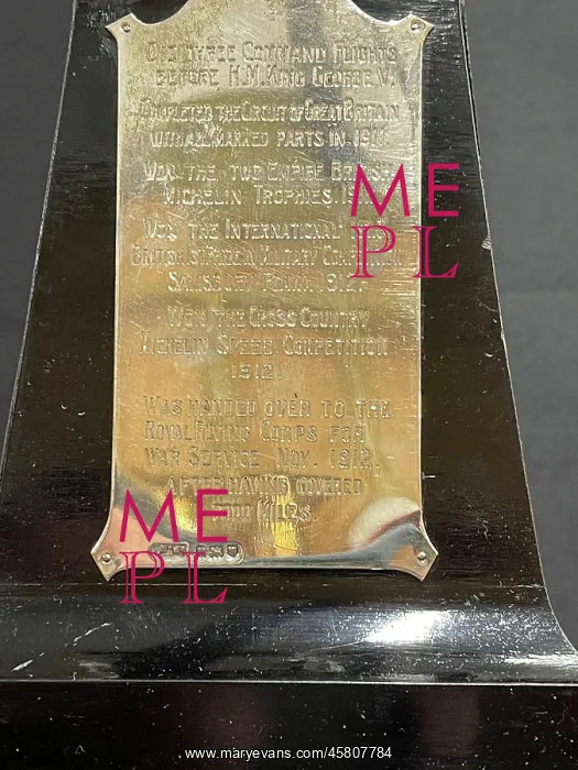 : Shell Motor Spirit Silver Trophy, Samuel Cody Archive : Shell Motor Spirit Silver Trophy, Samuel Cody Archive
