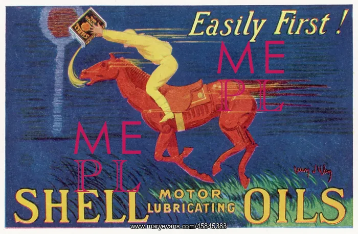 : SHELL OIL POSTER : SHELL OIL POSTER