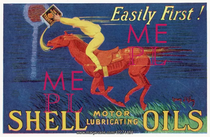 : SHELL OIL POSTER : SHELL OIL POSTER