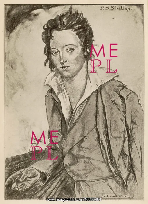  : Shelley. Percy Bysshe Shelley (1797 - 1851), writer