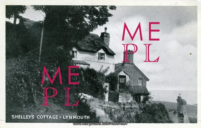 : Shelley's Cottage, Lynmouth, Devon : Shelley's Cottage, Lynmouth, Devon