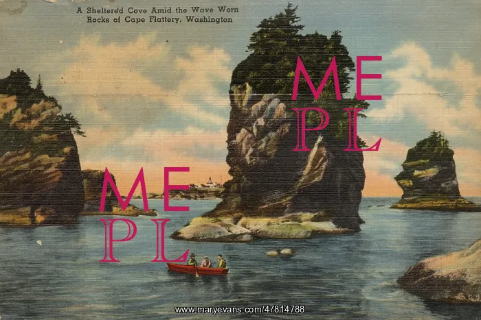 : Sheltered cove, Cape Flattery, Washington State, USA : Sheltered cove, Cape Flattery, Washington State, USA