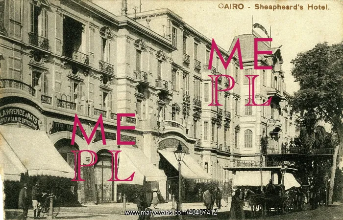 : Shepheard's Hotel, Cairo : Shepheard's Hotel, Cairo