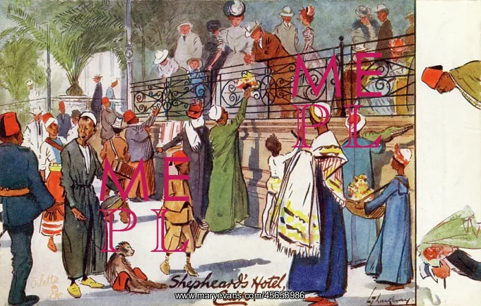 : Shepheard's Hotel, Cairo, Egypt : Shepheard's Hotel, Cairo, Egypt