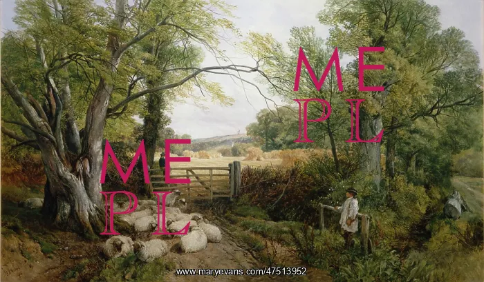 : The Shepherd Boy ' with his flock of sheep : The Shepherd Boy ' with his flock of sheep