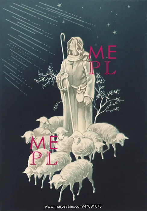 : Shepherd with Flock : Shepherd with Flock