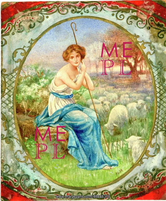  : The Shepherdess by Henry Ryland