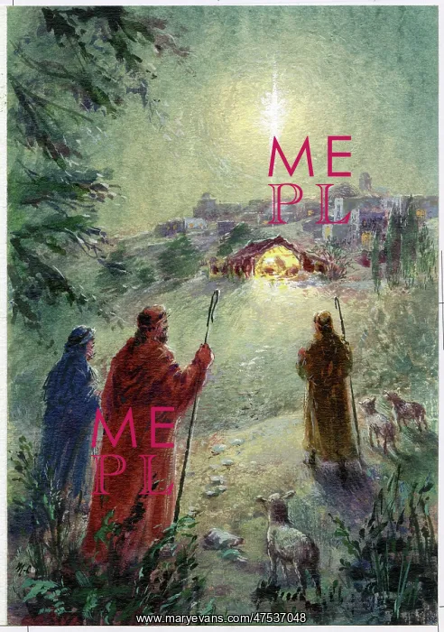 : The Shepherds arriving at Bethlehem : The Shepherds arriving at Bethlehem