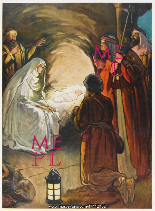 : SHEPHERDS AND BABY JESUS : SHEPHERDS AND BABY JESUS