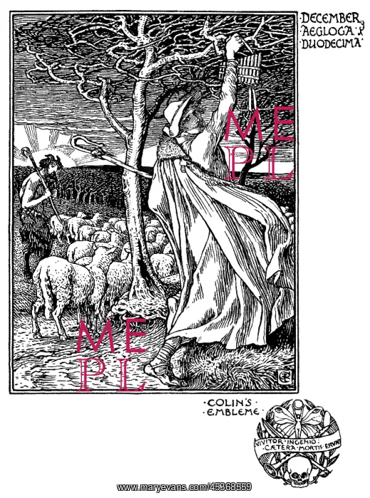 : Shepherd's Calendar - Months of the year - December : Shepherd's Calendar - Months of the year - December