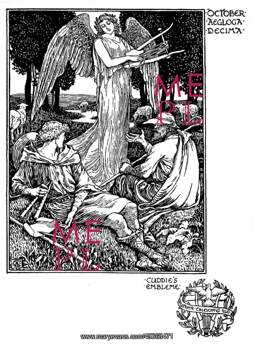 : Shepherd's Calendar - Months of the year - October : Shepherd's Calendar - Months of the year - October