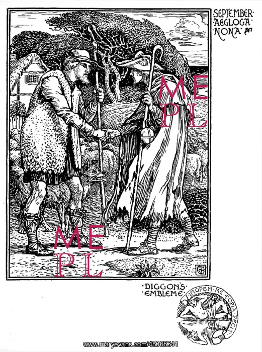 : Shepherd's Calendar - Months of the year - September : Shepherd's Calendar - Months of the year - September
