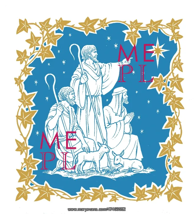 : Shepherds Gazing at the Star : Shepherds Gazing at the Star