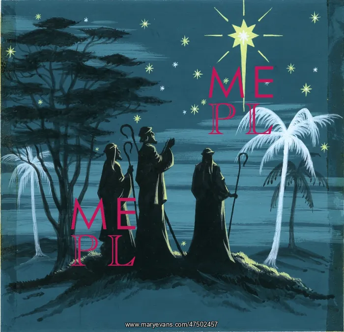 : Shepherds gazing at the star : Shepherds gazing at the star