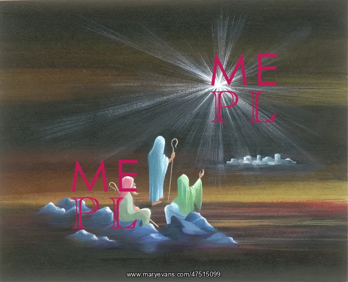 : Three Shepherds gazing at the Star