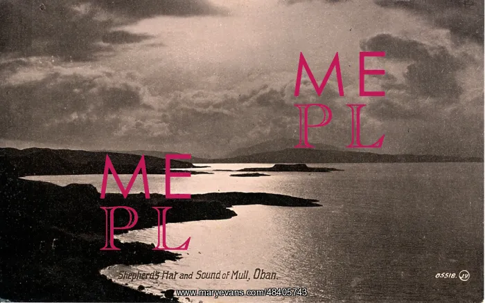 : Shepherd's Hat & Sound of Mull, Oban, Argyllshire : Shepherd's Hat & Sound of Mull, Oban, Argyllshire