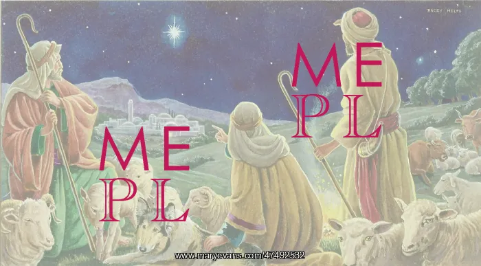 : The Shepherds - on hills near Bethlehem : The Shepherds - on hills near Bethlehem