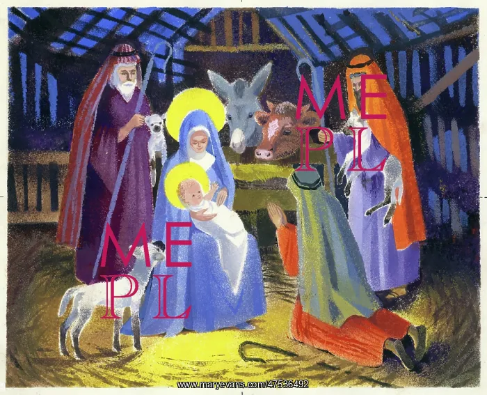 : Shepherds inside the Holy stable : Shepherds inside the Holy stable