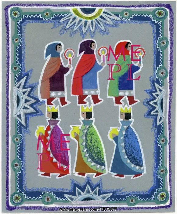 : Three shepherds and three Kings : Three shepherds and three Kings
