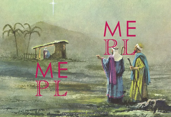 : Shepherds near Manger : Shepherds near Manger