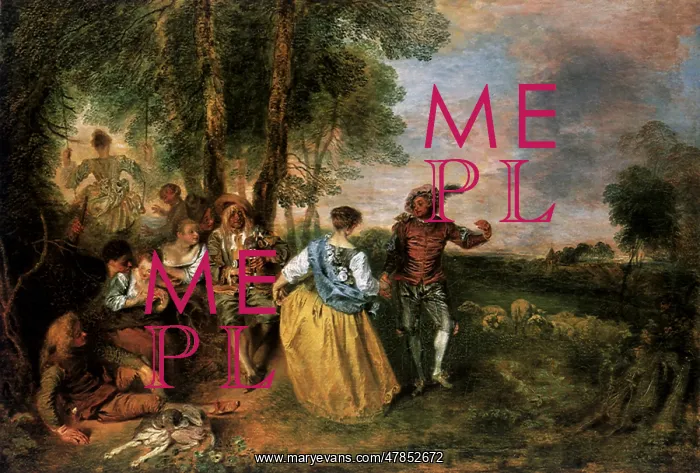 : The Shepherds, by Watteau : The Shepherds, by Watteau