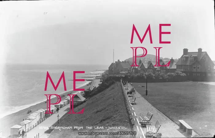 : Sheringham from The Leas : Sheringham from The Leas
