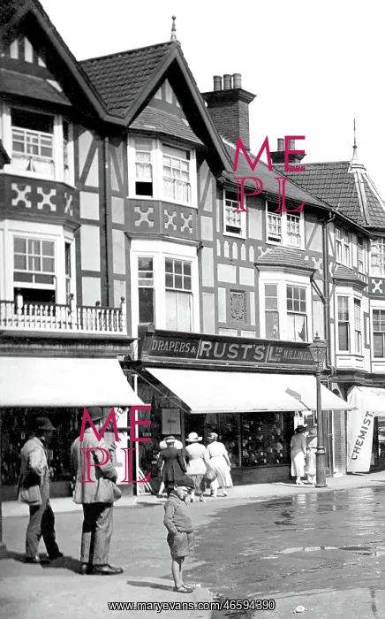 : Sheringham, Shops in the High Street 1921 : Sheringham, Shops in the High Street 1921