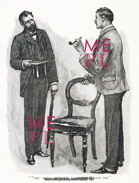 : Sherlock Holmes - Hall Pycroft attends a job interview : Sherlock Holmes - Hall Pycroft attends a job interview