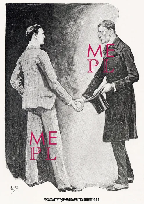 : Sherlock Holmes - Mr. Hatherley shakes hands with Stark : Sherlock Holmes - Mr. Hatherley shakes hands with Stark