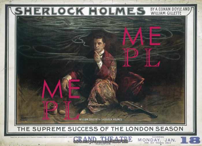 : Sherlock Holmes theatre poster