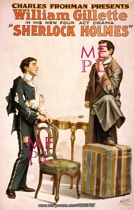 : Sherlock Holmes William Gillette actor, playwright : Sherlock Holmes William Gillette actor, playwright