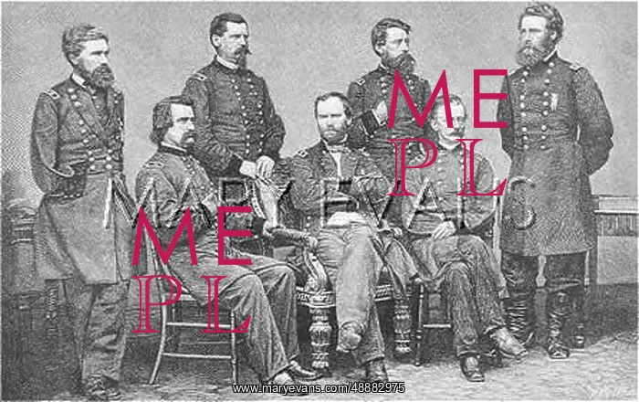 : SHERMAN & HIS STAFF : SHERMAN & HIS STAFF