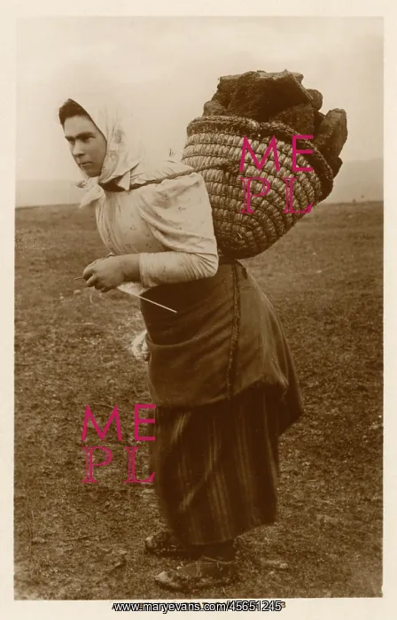 : A Shetland Peat Carrier : A Shetland Peat Carrier