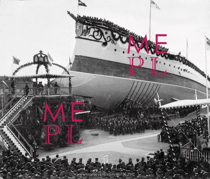 : Ship baptism of SMS Kaiser Wilhelm II : Ship baptism of SMS Kaiser Wilhelm II