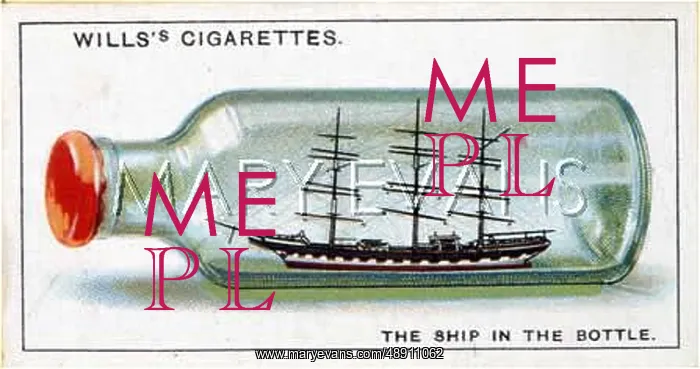 : SHIP IN A BOTTLE : SHIP IN A BOTTLE