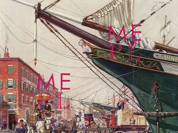 : Ship at a Busy Harbor : Ship at a Busy Harbor