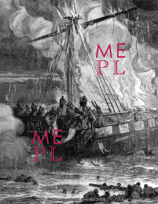  : The ship, Cospatrick in flames