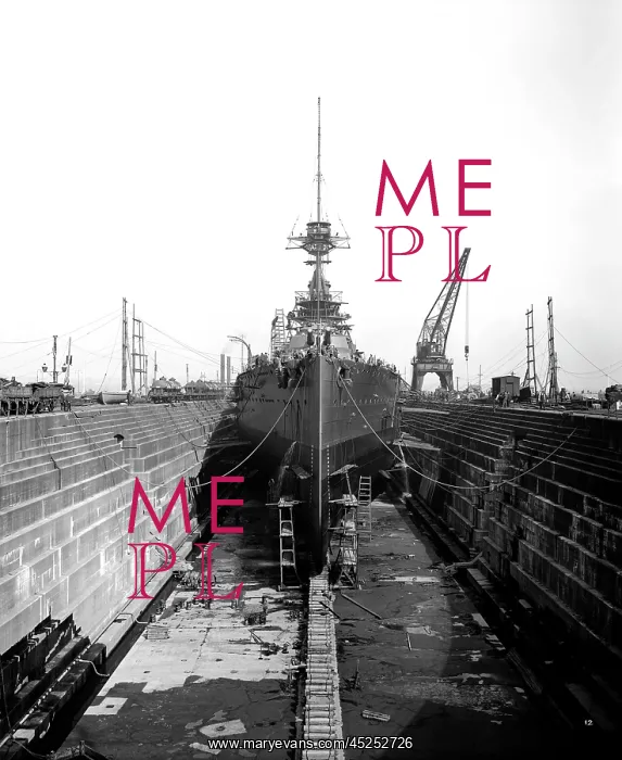 : Ship in drydock : Ship in drydock