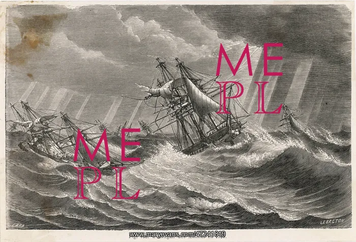 : SHIP IN HURRICANE : SHIP IN HURRICANE