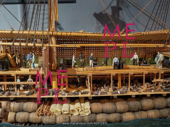 : Ship model, International Slavery Museum, Liverpool, England : Ship model, International Slavery Museum, Liverpool, England