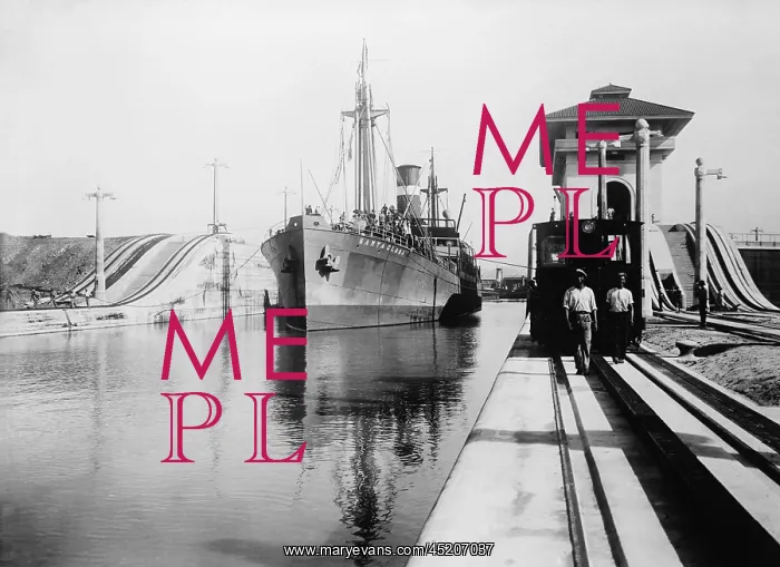 : Ship moves through the Miraflores Lock of ? : Ship moves through the Miraflores Lock of ?