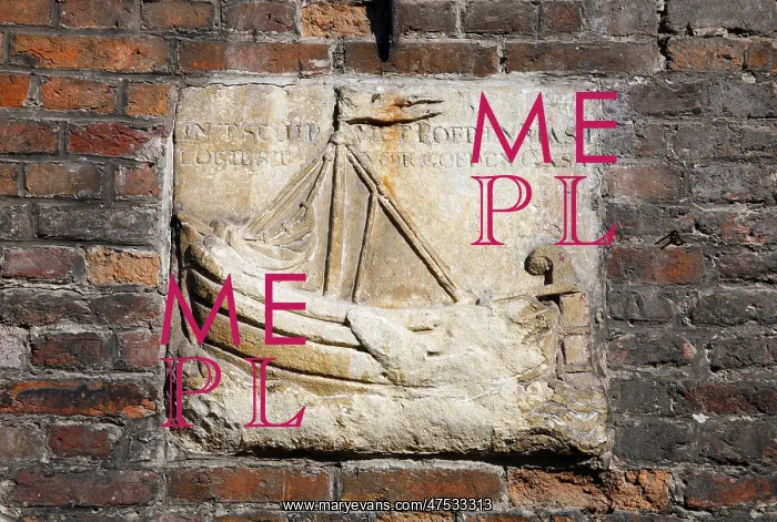  : Ship plaque in Bruges, Belgium