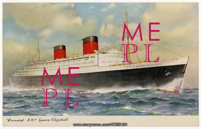  : SHIP / Q ELIZABETH / PCARD