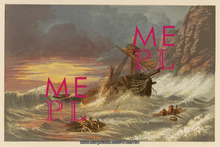 : Ship on the Rocks : Ship on the Rocks